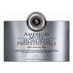 America's Most Honored Professionals | Stuart Muntzing Skok | 2016